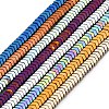 Electroplated Non-magnetic Hematite Beads Strands G-P571-C01-01-1