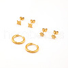 3 Pairs Stainless Steel Earring Sets WA0688-5
