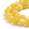 Natural White Jade Beads Strands G-G843-01-8mm-3