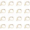 304 Stainless Steel Leverback Earring Findings STAS-PH0018-28G-1