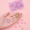 100Pcs Handmade Lampwork Pendants FOIL-CJ0001-07-5