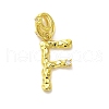 Rack Plating Brass Micro Pave Cubic Zirconia European Dangle Charms KK-L210-015G-F-1