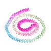 Transparent Glass Beads Strands GLAA-L045-02A-01-5