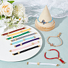GOMAKERER 12Pcs 12 Colors Nylon Cord Slider Bracelets MAK-GO0001-05-4