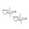 Non-Tarnish 201 Stainless Steel Pendants STAS-S081-075-1
