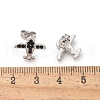 304 Stainless Steel Stud Earrings EJEW-F361-09P-3