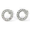PVD Vacuum Plating 304 Stainless Steel Stud Earrings EJEW-C099-09-02-2