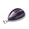 Natural Fluorite Pendants G-H285-04P-4