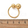 304 Stainless Steel Round Cuff Rings for Women RJEW-A063-01E-G-3