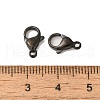 Ion Plating(IP) Polished 304 Stainless Steel Lobster Claw Clasps STAS-R072-07A-B-3