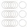 Tarnish Resistant 304 Stainless Steel Linking Ring STAS-T047-15C-1