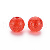 Transparent Crackle Acrylic Beads MACR-S373-66A-N08-3