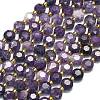 Natural Lepidolite Beads Strands G-C116-A09-02-2