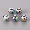 Electroplate Glass Beads EGLA-Q123-011A-3