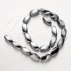 Electroplate Non-magnetic Synthetic Hematite Beads Strands G-F300-11A-01-2