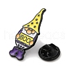 Halloween Gnome with Word BOO Enamel Pins for Women JEWB-D017-02E-EB-3
