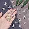 Unicraftale 80Pcs Tibetan Style Zinc Alloy Pendants TIBEP-UN0001-01-3