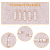 16Pcs Natural Cultured Freshwater Pearl Copper Wire Pendants PALLOY-FH00010-5