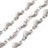 304 Stainless Steel Moon Link Chains CHS-C016-11P-1
