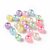 Imitation Pearl Acrylic Beads X-OACR-E013-29B-1