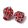 Opaque Acrylic Rhinestone Beads OACR-S048-03E-2