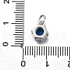 Brass Pave Cubic Zirconia Pendants KK-V002-23P-04-3