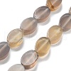 Natural Grey Agate Beads Strands G-P559-B10-01-2