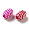 Opaque Acrylic European Beads OACR-E039-09-2