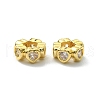 Brass Rhinestone Beads KK-P232-18G-2