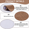 DIY Imitation Linen Fabric SENE-WH0003-37A-32-6