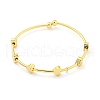 Heart Brass Bangles for Women BJEW-Z062-16G-2