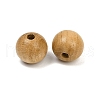 Natural Wood Beads WOOD-C019-12mm-01-2