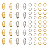 Unicraftale 20Pcs 2 Style 304 Stainless Steel Lobster Claw Clasps STAS-UN0047-72-1