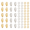 Unicraftale 20Pcs 2 Style 304 Stainless Steel Lobster Claw Clasps STAS-UN0047-72-1