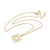 304 Stainless Steel Necklace NJEW-D330-01G-12-2