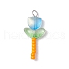 Glass Pendants PALLOY-JF03419-01-3