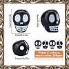 SUNNYCLUE 200Pcs 2 Styles Halloween Resin Beads FIND-SC0011-66-2