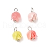 4Pcs Flower Charms PALLOY-JF03864-02-2