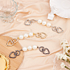   3 Strands 3 Colors ABS Pearl Bag Extender Chains FIND-PH0001-23-2