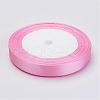 Breast Cancer Pink Awareness Ribbon Making Materials Single Face Satin Ribbon RC12mmY004-1