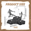 Black Plastic Model Assembled Action Figure Display Holders ODIS-WH0030-72A-2