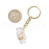 Transparent Resin Pendants Keychain KEYC-JKC01220-3