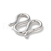 999 Fine Silver Hook and S-Hook Clasps STER-P063-03P-2