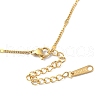 Ion Plating(IP) 304 Stainless Steel Link Chain Necklace for Men Women NJEW-M200-07G-3