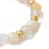 Natural Rutilated Quartz Beaded Stretch Rings RJEW-JR00867-05-4