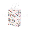 Polka Dot Print Paper Packing Tote Bags CARB-R001-01A-1