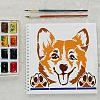 PET Hollow Out Drawing Painting Stencils DIY-WH0391-0229-6