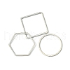 60Pcs 3 Styles Brass Linking Rings KK-YW0002-35-1