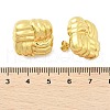 Square 304 Stainless Steel Stud Earrings for Women EJEW-A125-63G-5