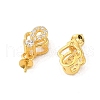925 Sterling Silver Micro Pave Cubic Zirconia Peg Bails Pendants STER-B004-08G-01-2